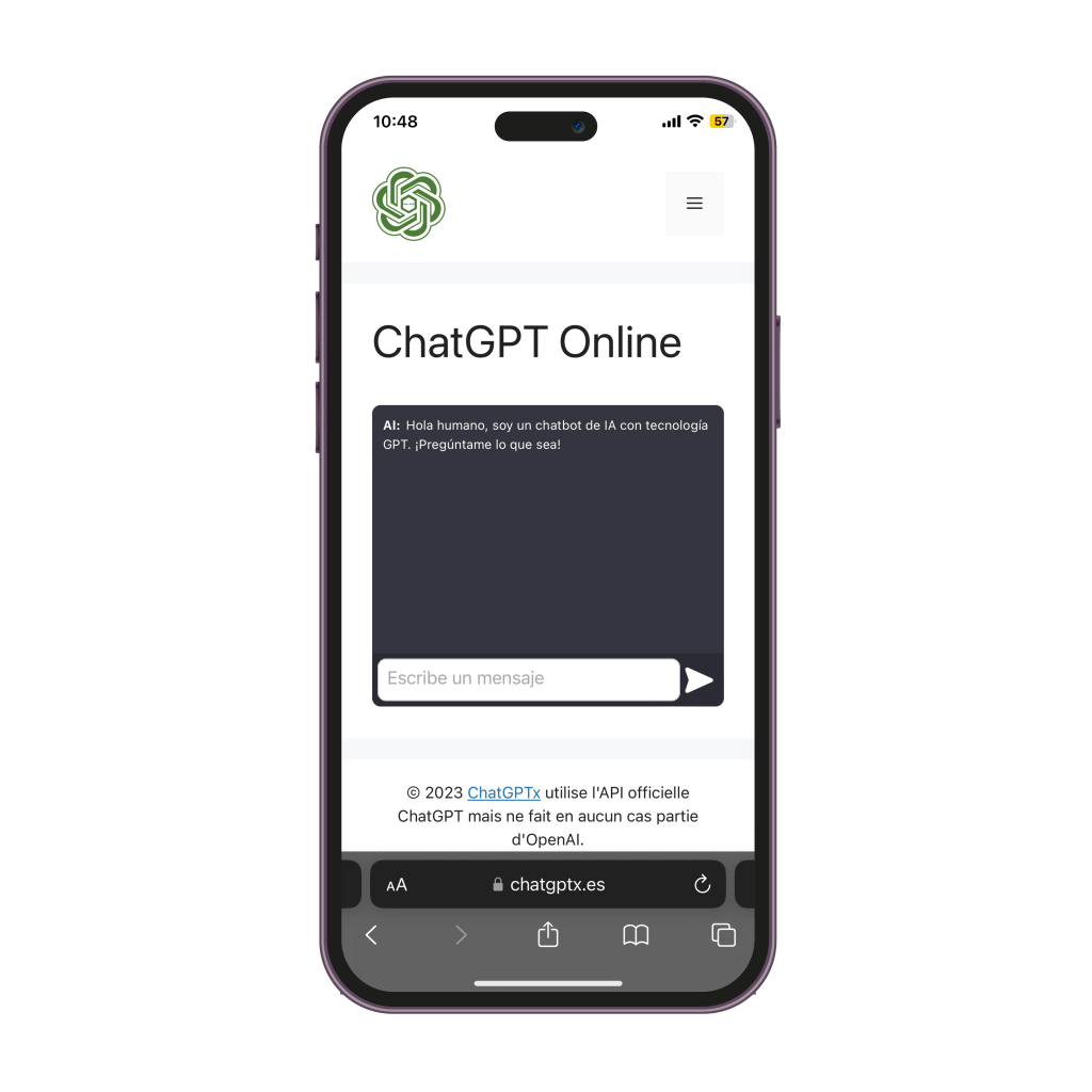 Disfruta ChatGPT gratis hoy mismo.
